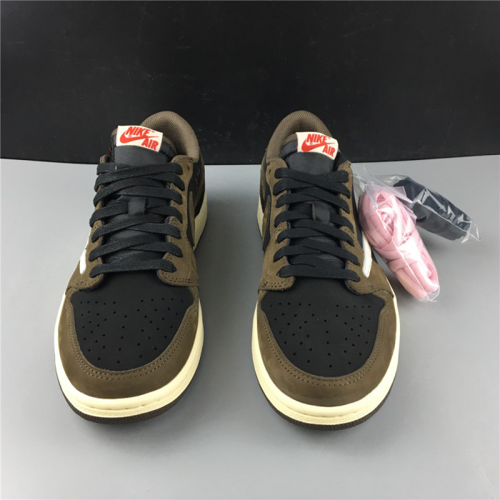TRAVIS SCOTT AIR JORDAN 1 LOW DARK MOCHA CQ4277-001