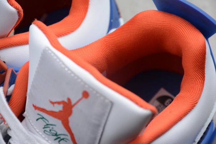 Air Jordan 4 White/Bright Crimson-Royal Blue 308497-171