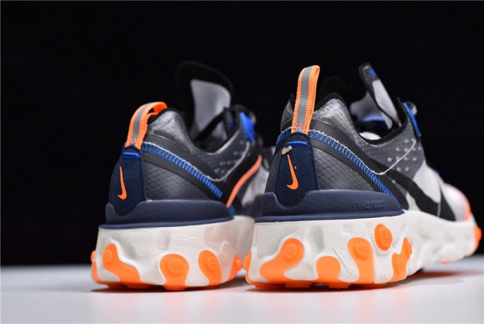 Nike React Element 87 Blue Orange AQ1090-004