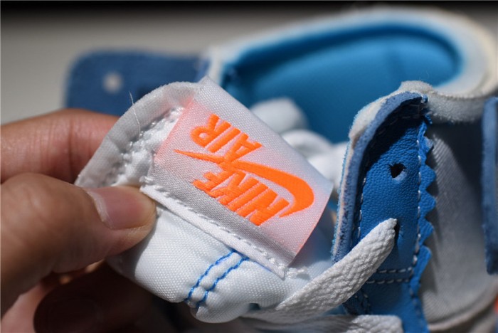 OW Air Jordan 1 Powder Blue UNC AQ0818-148