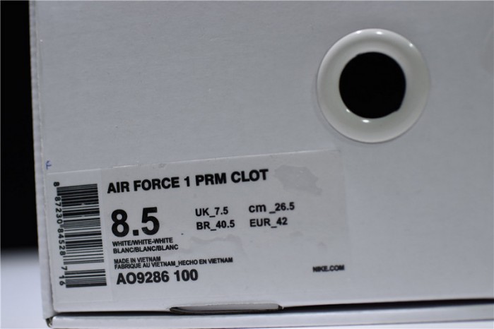 Air Force 1 Low CLOT 1WORLD (2018) - AO9286-100