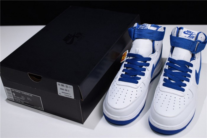 Nike Air Force 1 High retro "Summit-White/Game-Royal" 743546-103
