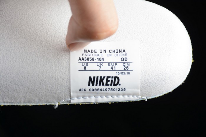 Nike Air VaporMax Flyknit 2018 Lemon Yellow/Purple mens AA3858-104