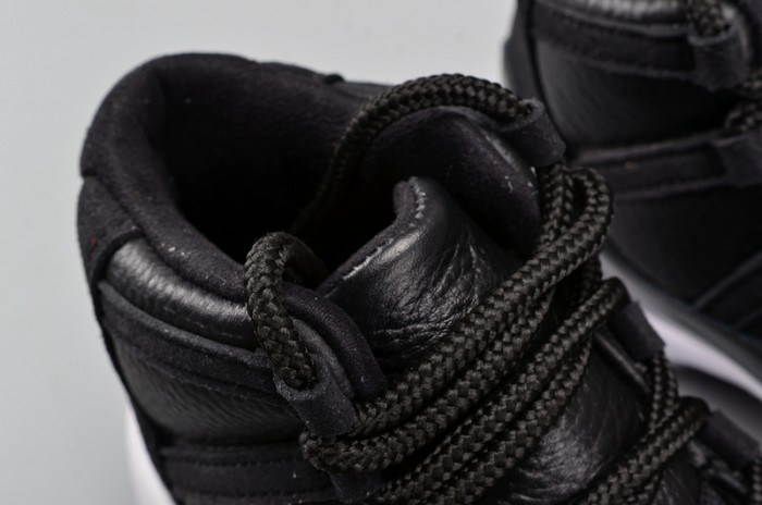 AIR JORDAN 11 RETRO BG (GS) "72-10" black womens 378038-002