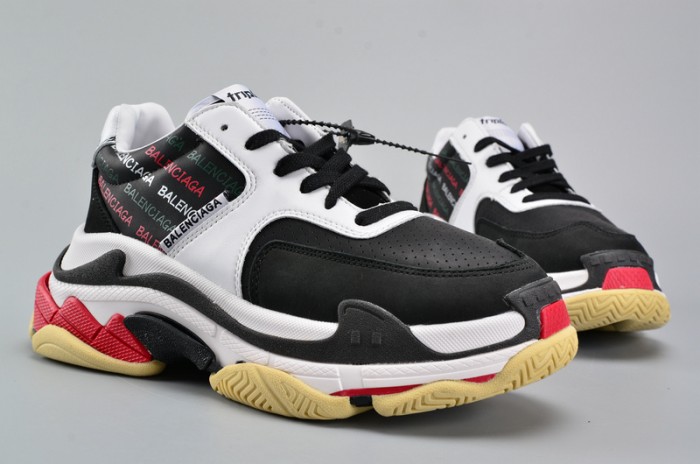 BL BLACK AND WHITE 17FW TRIPLE S 483560-W06E1-1011