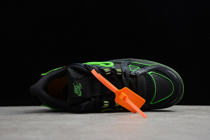 OW x Nike Air Rubber Dunk “Green Strike” CU6015-001
