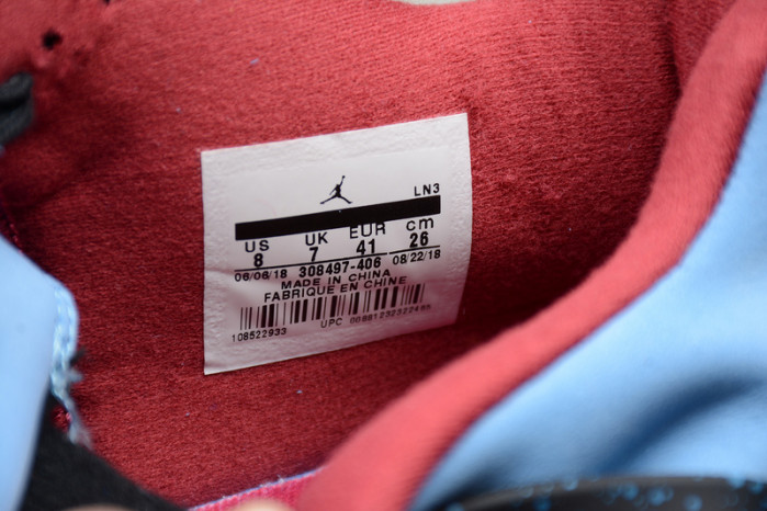 Travis Scott x Air Jordan 4 “Houston Oilers” University Blue 308497-406