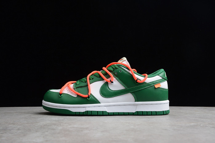 OW Nike Dunk Low Pine Green CT0856-100