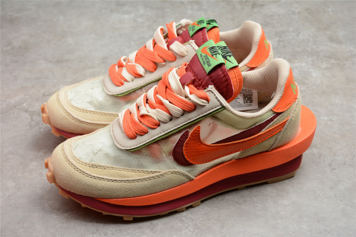Nike LDWaffle CLOT sacai Net Orange Blaze - DH1347-100