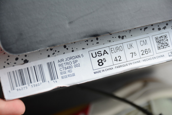 OW Air Jordan 5 SP cream white CT8480-002