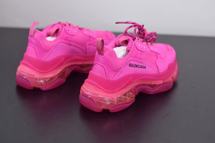 BL TRIPLE S TRAINERS CLEAR SOLE BLUE ADN RED 541624 W09O1 2132