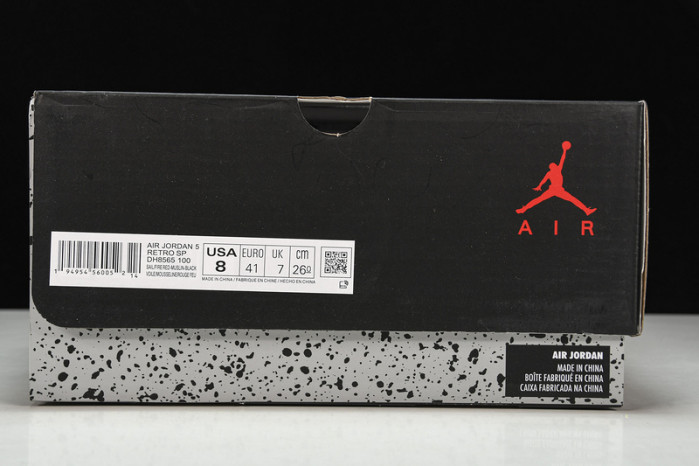 OW x Air Jordan 5 Sail Red DH8565-100