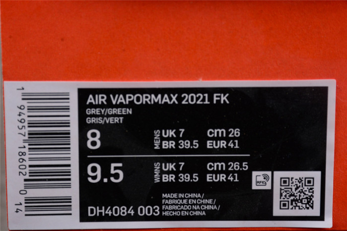 Nike Air VaporMax 2021 FK (Grey) - DH4084-003