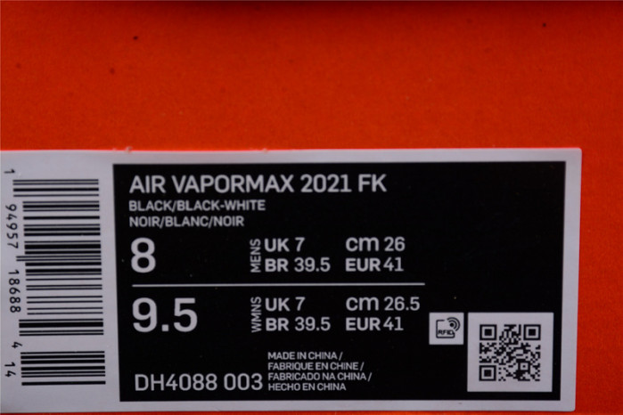 Nike Vapormax Flyknit 2021 Oreo DH4088-003