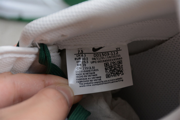 Nike Dunk Low White Green DD1503-112