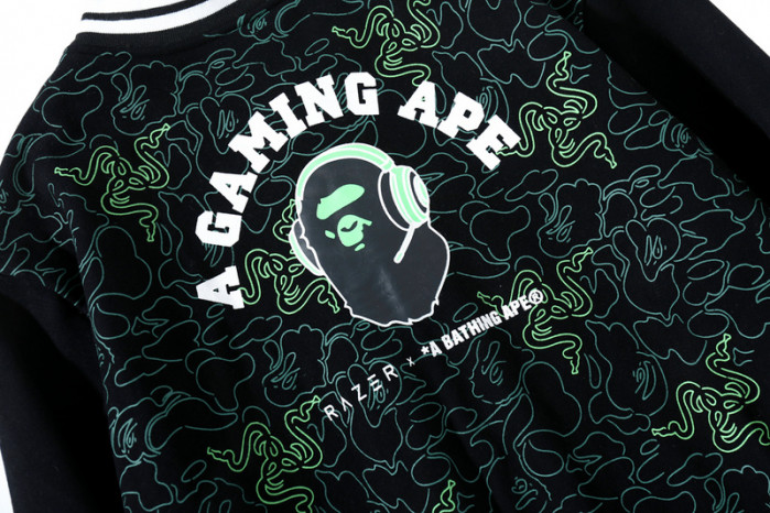 B*APE baseball jacket bpj-03