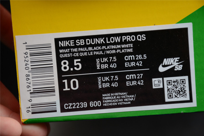 Nike SB Dunk Low What The P-Rod - CZ2239-600