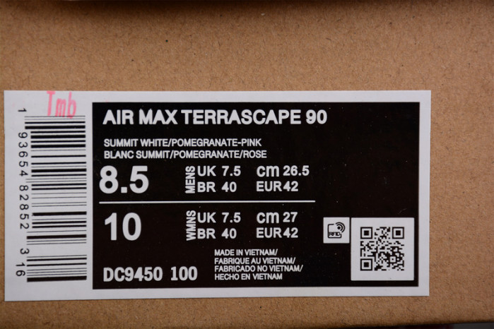 NIKE AIR MAX 90 TERRASCAPE POMEGRANATE DC9450-100