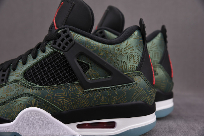 Air Jordan 4 retro laker green AJ4-1043515