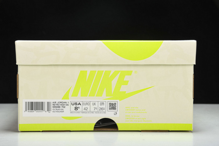 Air Jordan 1 High OG "Volt" AJ1 555088-702