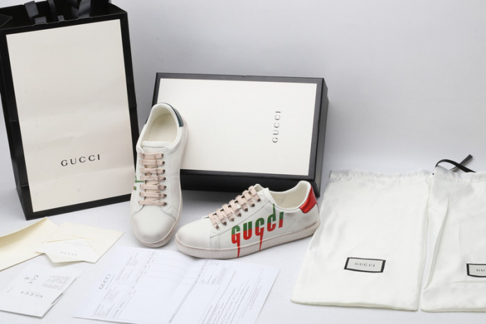 GC ACE EMBROIDERED LOW-TOP SNEAKER WITH LOGO