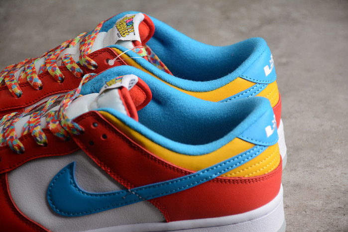 Nike LEBRON JAMES X FRUITY PEBBLES X DUNK LOW DH8009-600
