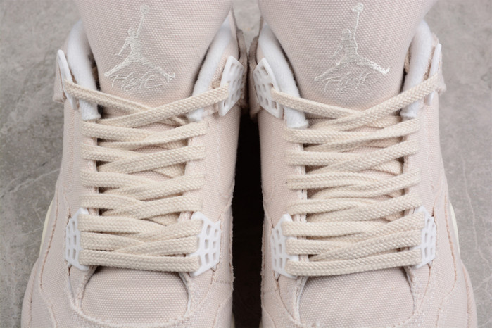 AIR JORDAN 4 CANVAS SAIL CEMENT GREY DQ4909-100