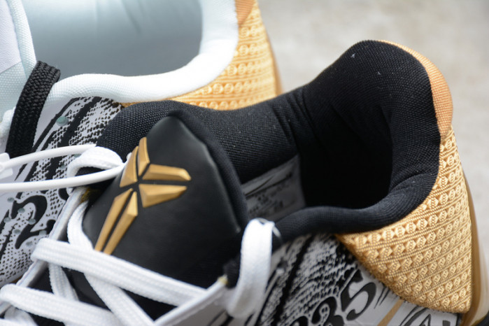 KOBE 5 PROTRO BLACK/WHITE/GOLD CT8044-100