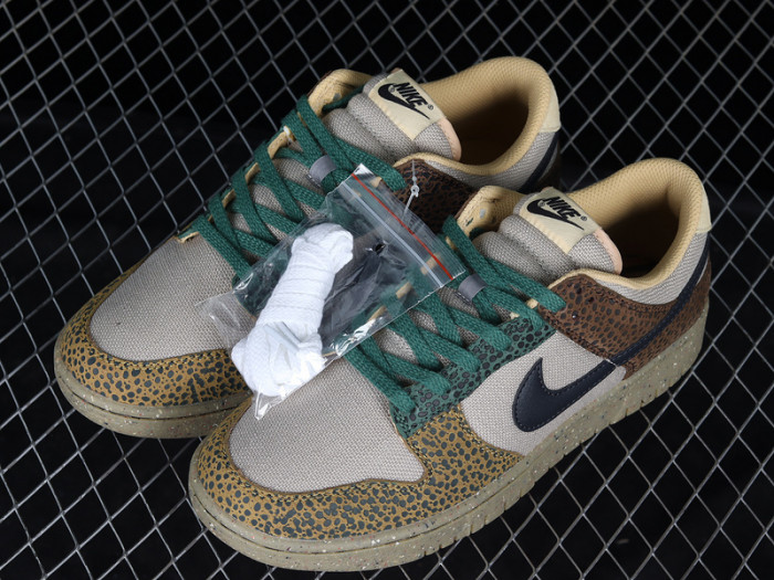 nike dunk low safari G01den moss dx2654-200