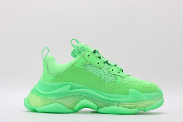BL Triple S Neon Green - 541624 W09OL 3801