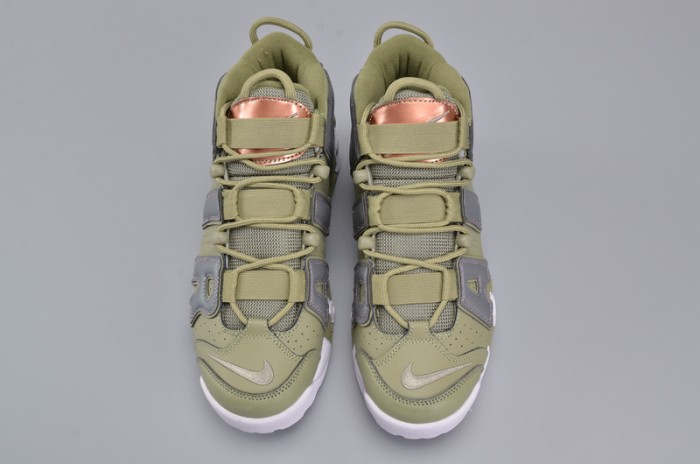 Nike Air More Uptempo “Iridescent” Dark Stucco/White 917593-001