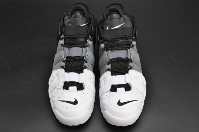 Nike Air More Uptempo “Tri-Color” black-Grey-White mens 921948-002