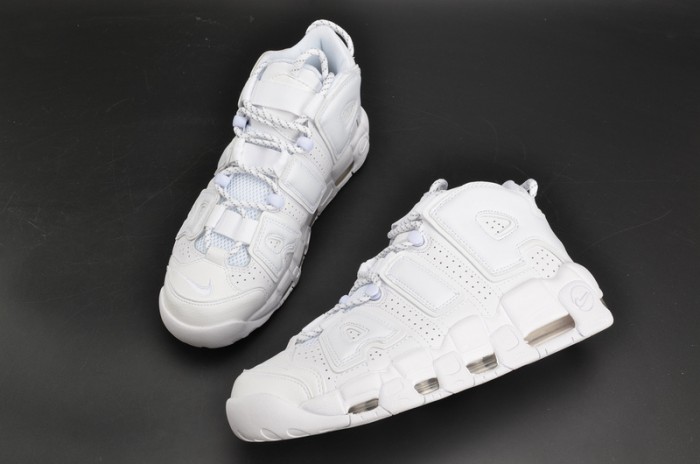 Nike Air More Uptempo “Triple White” mens 921948-100