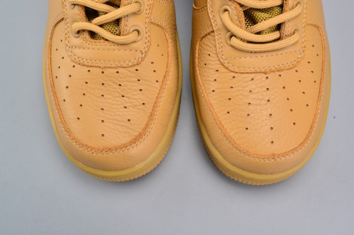Nike SF Air Force 1 Mid Elemental Gold Leather Shoes AA3966-700