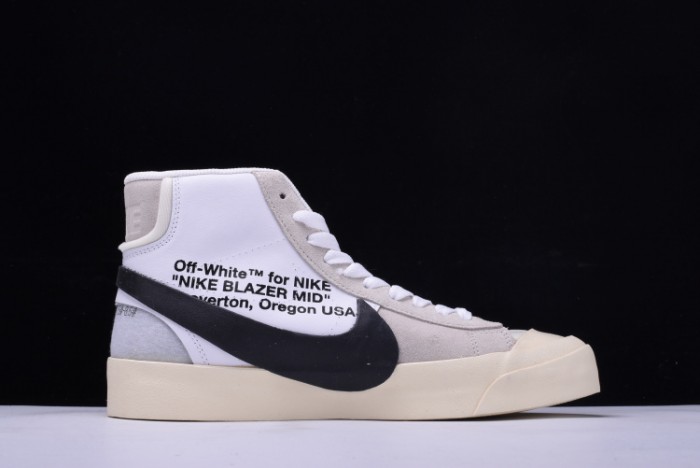 OW x Nike Blazer MID THE TEN 10 Virgil Abloh AA3832-100